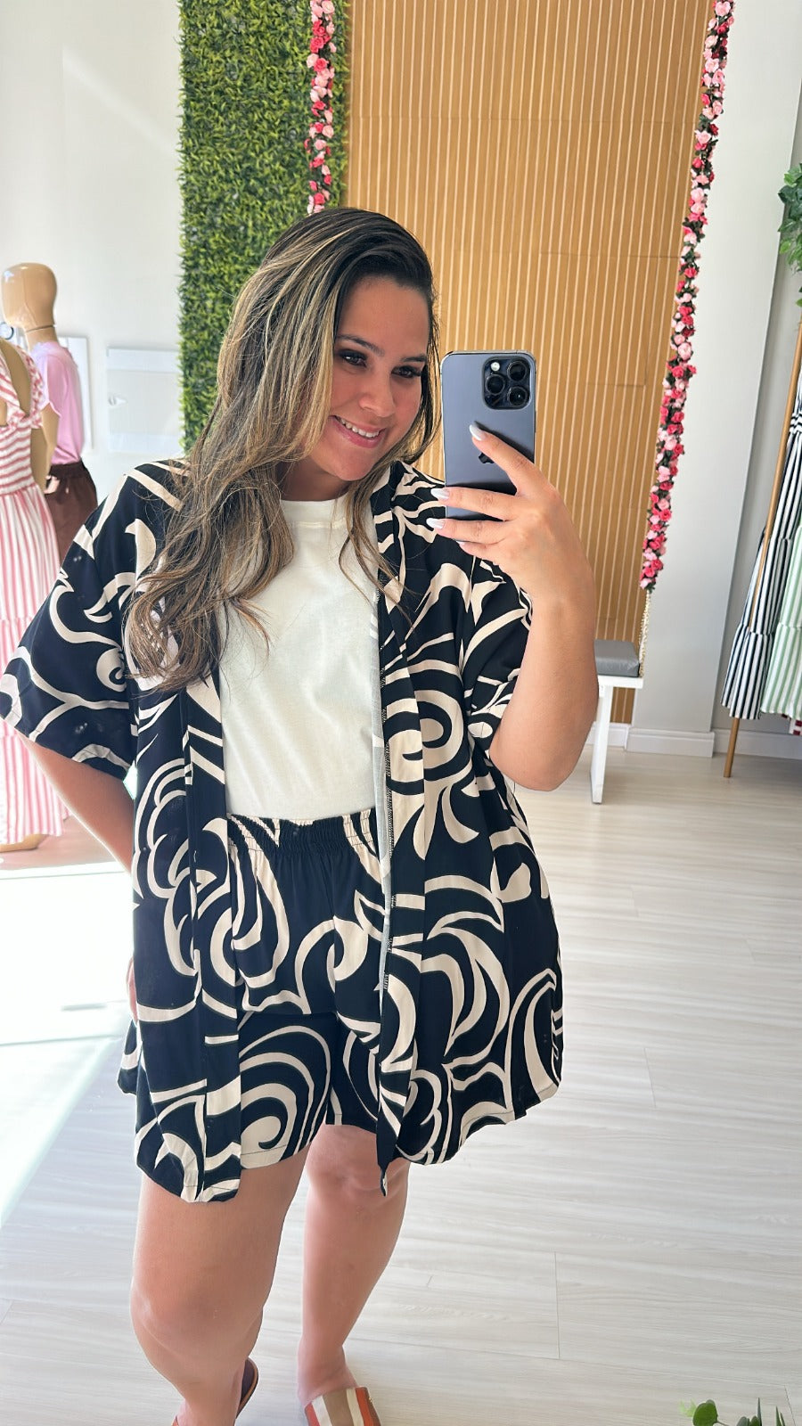 CONJUNTO CAROLINA KIMONO/SHORT