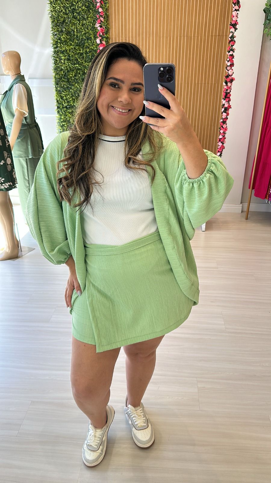 Conjunto Kimono/Short Saia NS