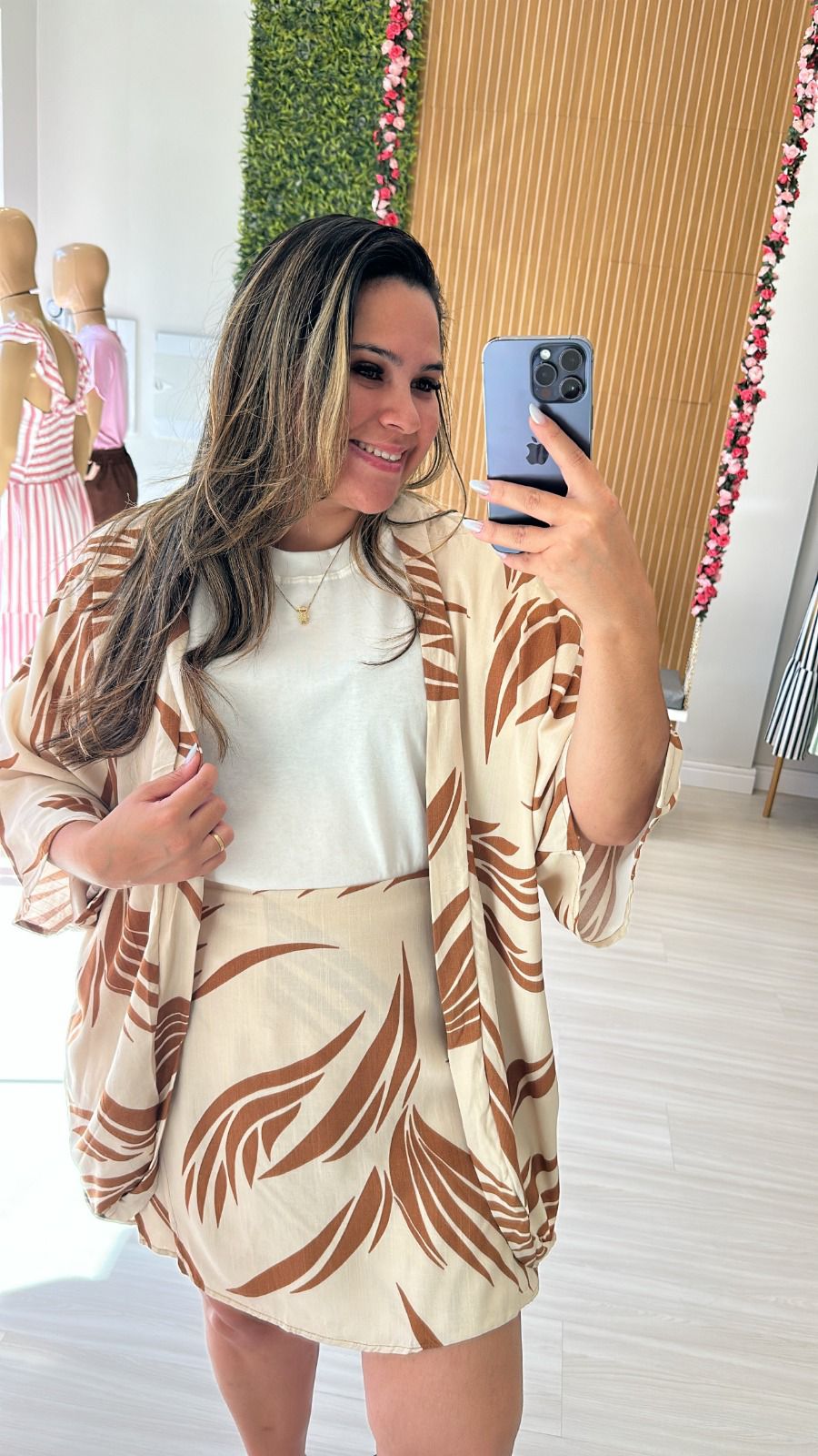 Conjunto Kimono/Short Saia NS