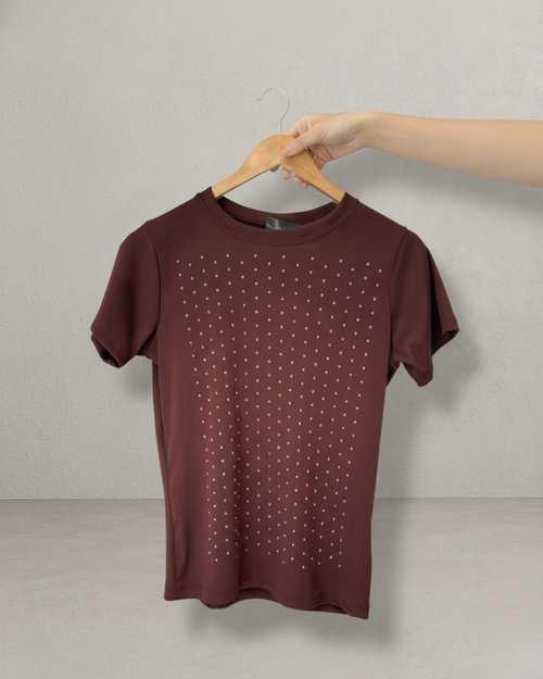 Blusa Canelada Brilho