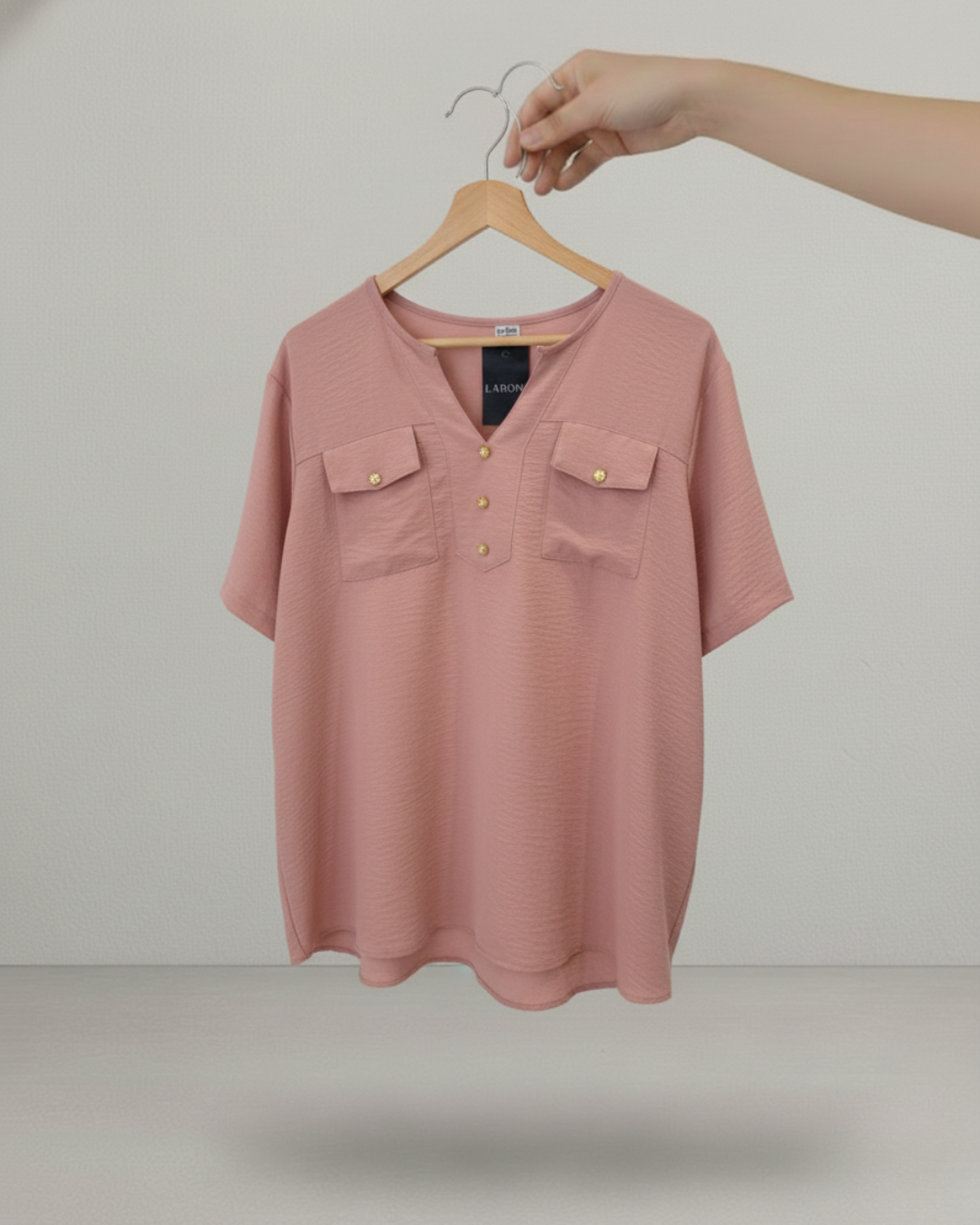 Blusa Botão Pérola