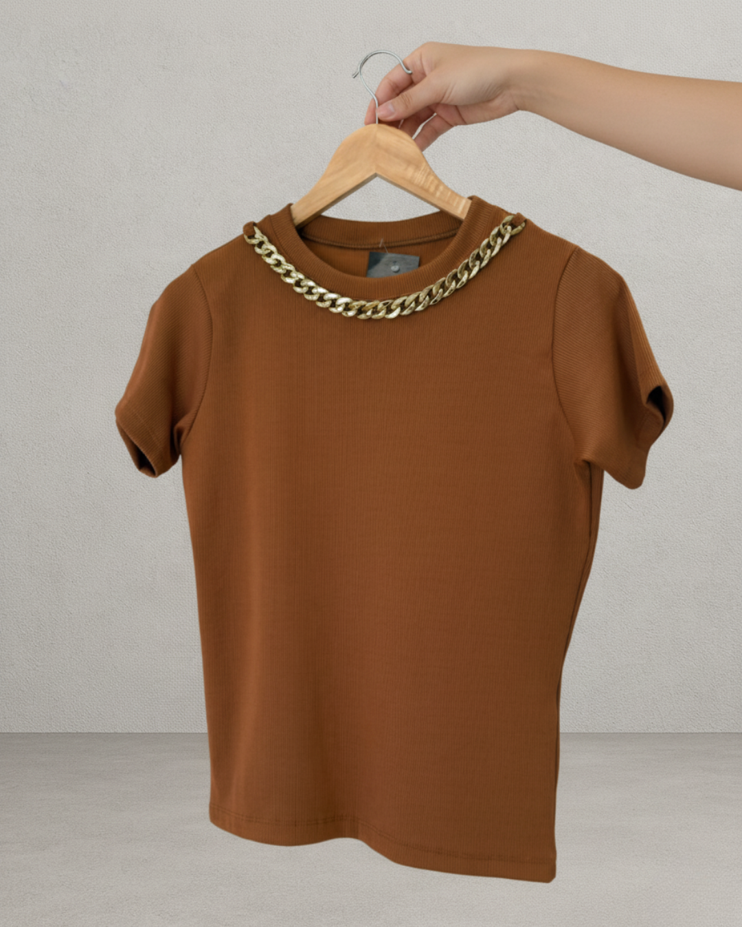 Blusa Canelada Corrente