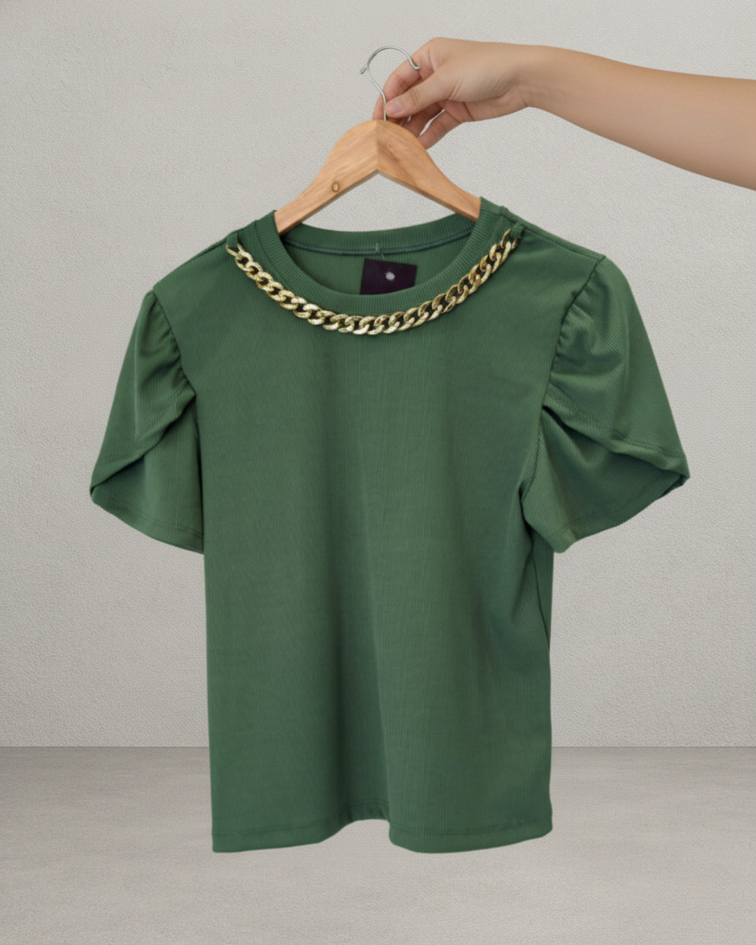 Blusa Canelada Corrente